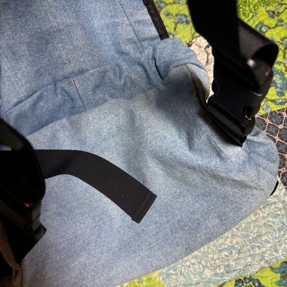 Denim Pet Pocket Carrier - Picture 6 of 9